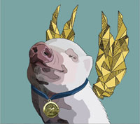 The Pig and Their Gold by Daija Williams